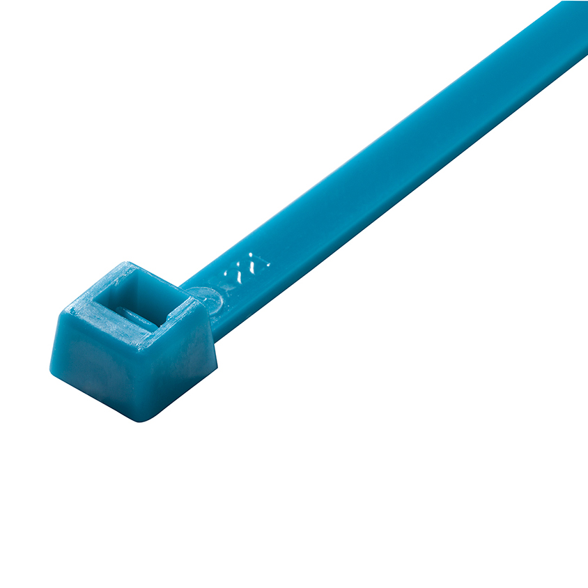 Standard Cable Ties, 50 lb, 7 inch, Fluorescent Blue Nylon