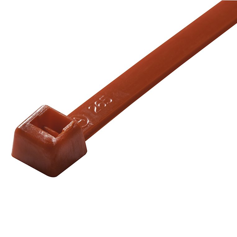 Miniature Cable Ties, 18 lb, 4 inch, Red Nylon